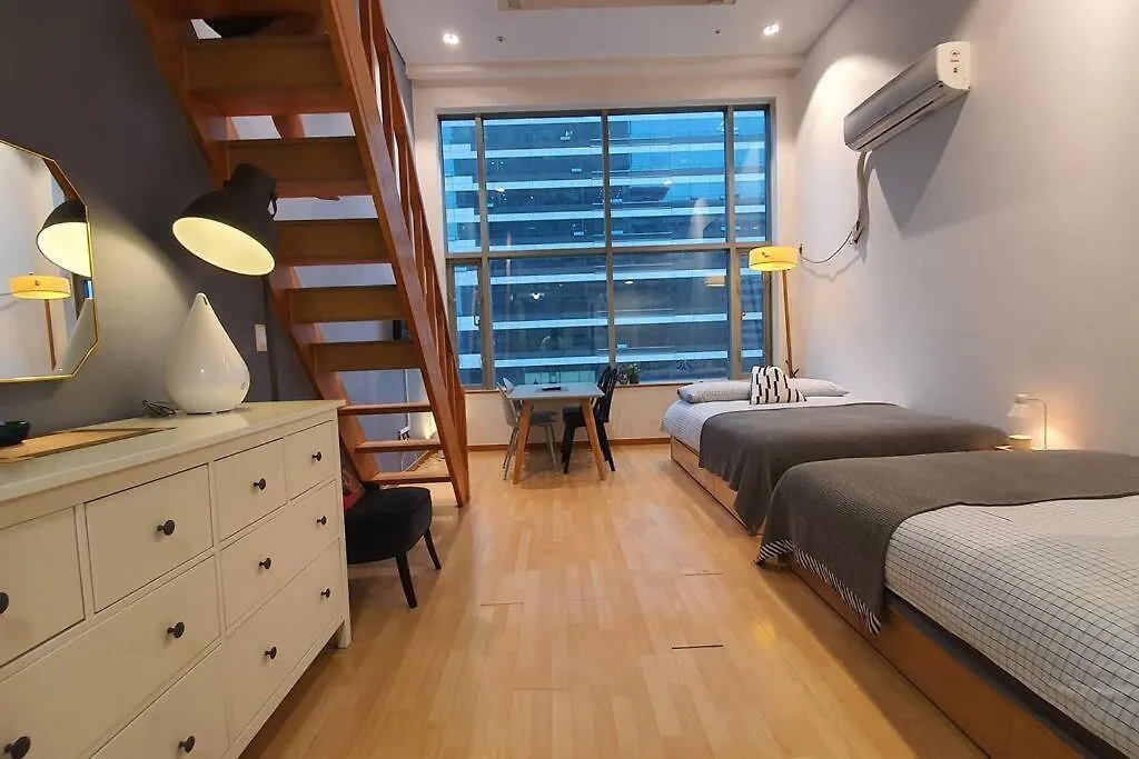 首爾Hongdae Studio Duplex #6 Cozy Netflix公寓 韩国